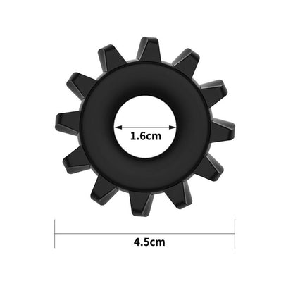 LOVETOY - ANILLO PARA EL PENE POWER PLUS NEGRO