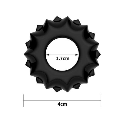LOVETOY - ANILLO PARA EL PENE POWER PLUS NEGRO