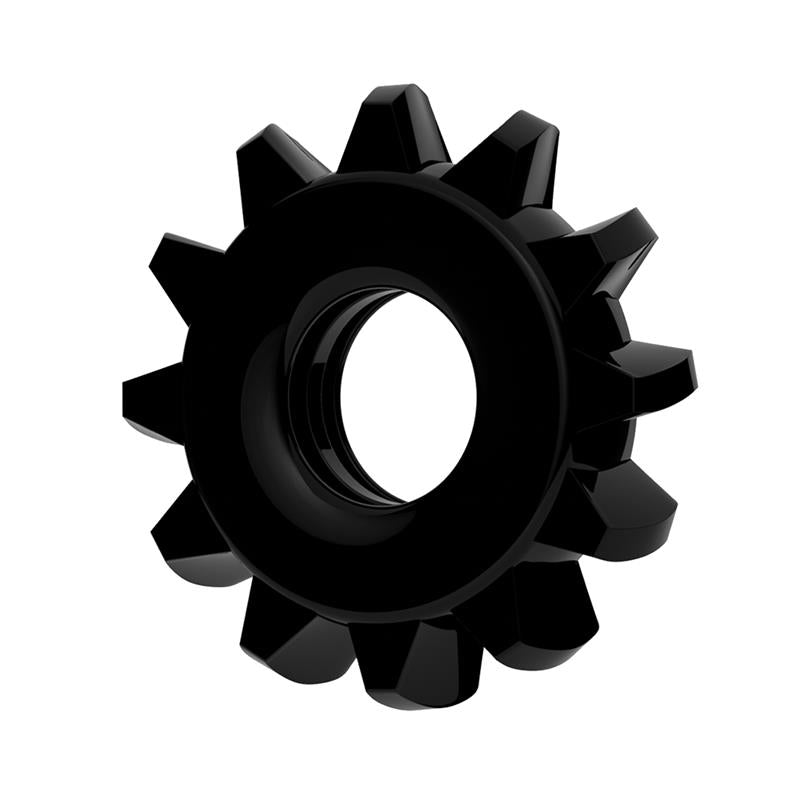 LOVETOY - ANILLO PARA EL PENE POWER PLUS NEGRO