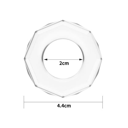 LOVETOY - ANILLO PARA EL PENE POWER PLUS TRANSPARENTE