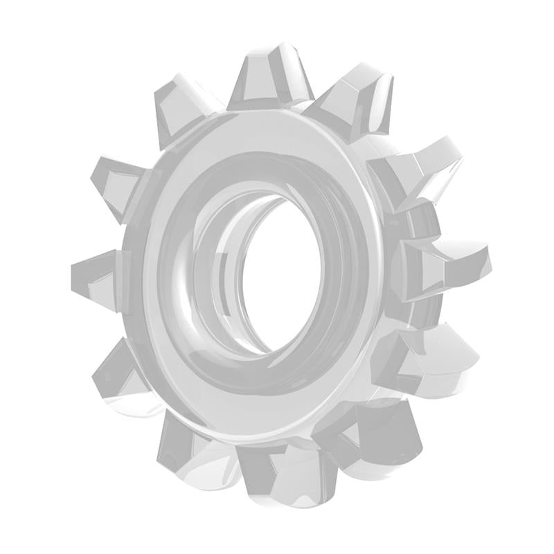 LOVETOY - ANILLO PARA EL PENE POWER PLUS TRANSPARENTE