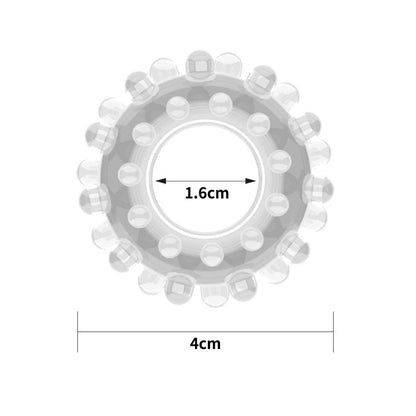 LOVETOY - ANILLO PARA EL PENE POWER PLUS TRANSPARENTE