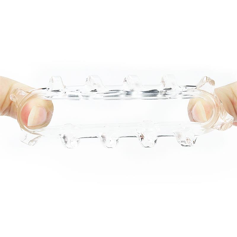 LOVETOY - ANILLO PARA EL PENE POWER PLUS TRANSPARENTE