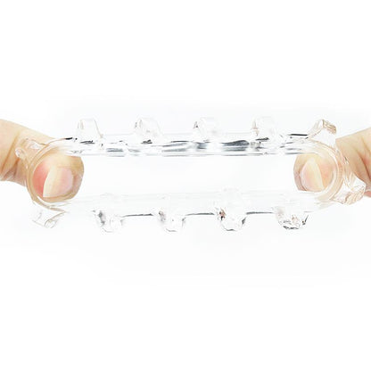 LOVETOY - ANILLO PARA EL PENE POWER PLUS TRANSPARENTE