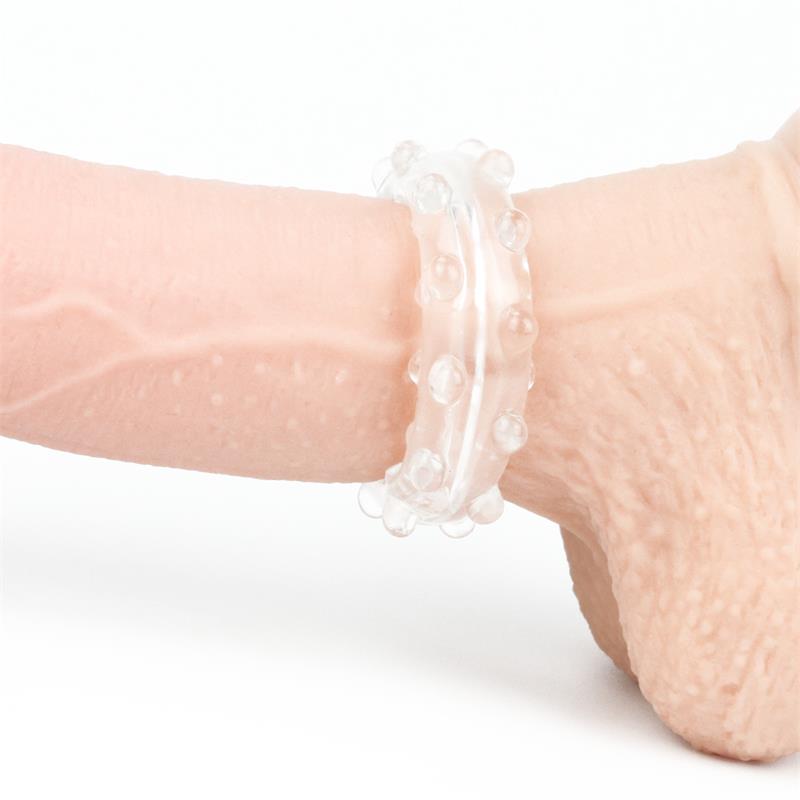 LOVETOY - ANILLO PARA EL PENE POWER PLUS TRANSPARENTE