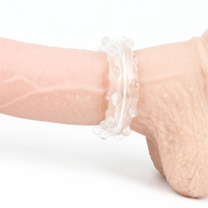 LOVETOY - ANILLO PARA EL PENE POWER PLUS TRANSPARENTE