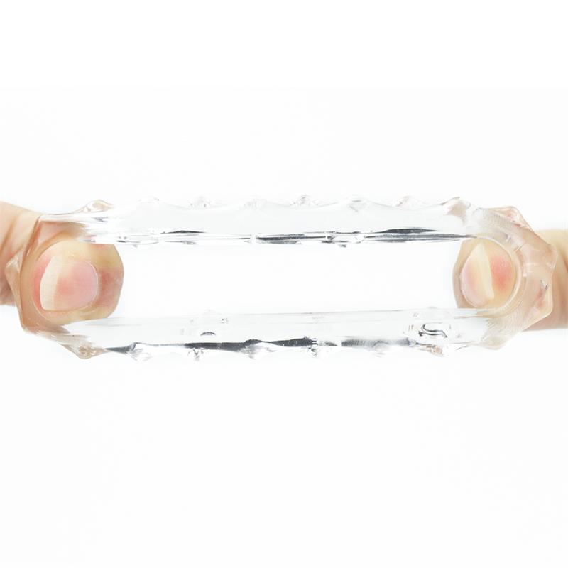 LOVETOY - ANILLO PARA EL PENE POWER PLUS TRANSPARENTE
