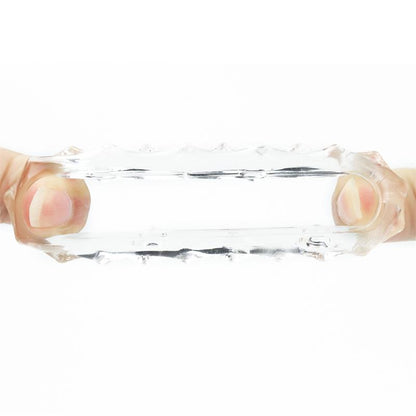 LOVETOY - ANILLO PARA EL PENE POWER PLUS TRANSPARENTE