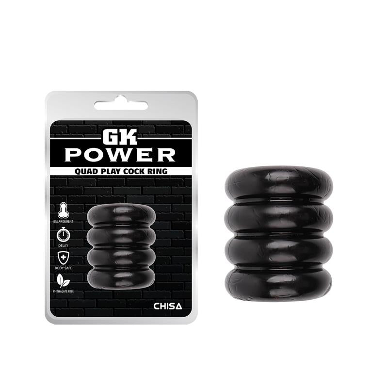CHISA - ANILLO PARA EL PENE QUAD PLAY COCK RING
