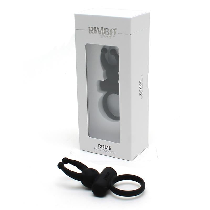 RIMBA TOYS - ANILLO PARA EL PENE ROME NEGRO