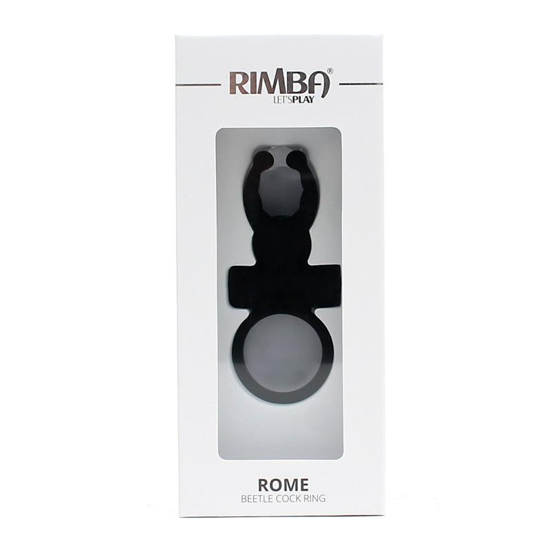 RIMBA TOYS - ANILLO PARA EL PENE ROME NEGRO