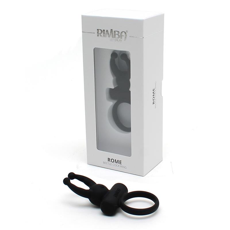 RIMBA TOYS - ANILLO PARA EL PENE ROME NEGRO