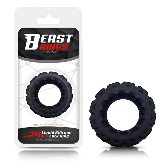 BEAST RINGS - ANILLO PARA EL PENE SILICONA LÍQUIDA 2.4 CM