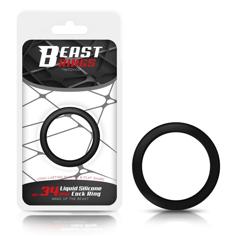 BEAST RINGS - ANILLO PARA EL PENE SILICONA LÍQUIDA 3.4 CM