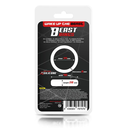 BEAST RINGS - ANILLO PARA EL PENE SILICONA LÍQUIDA 3.4 CM