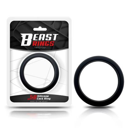 BEAST RINGS - ANILLO PARA EL PENE SILICONA SÓLIDA 5 CM NEGRO