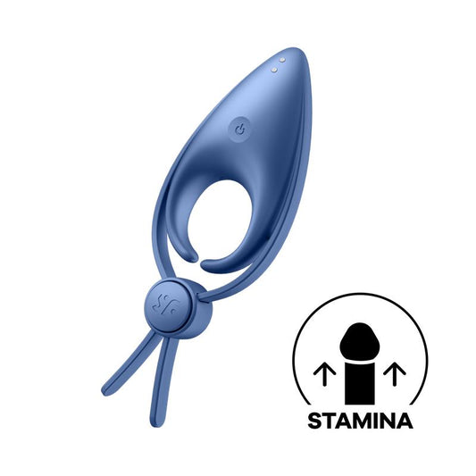 SATISFYER - ANILLO PARA EL PENE SNIPER AZUL