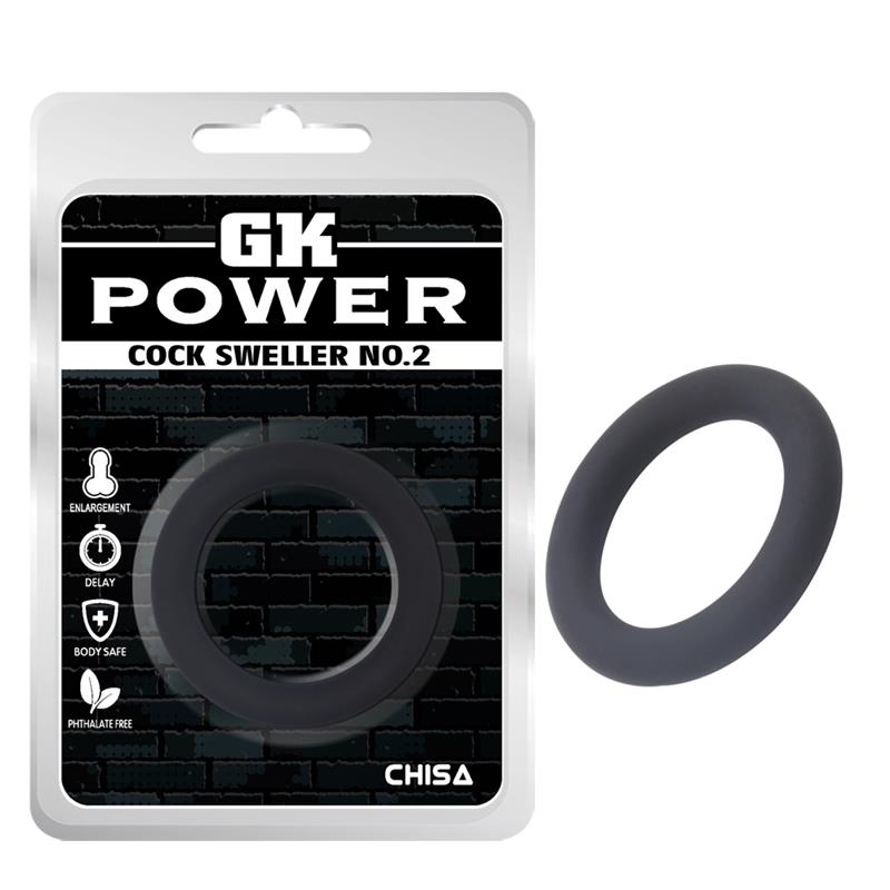 CHISA - ANILLO PARA EL PENE SWELLER NO.2 SILICONA 4 CM