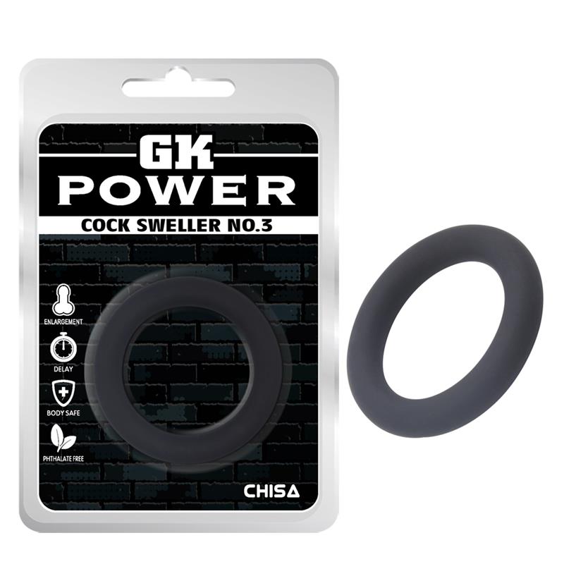 CHISA - ANILLO PARA EL PENE SWELLER NO.3 SILICONA 4 CM