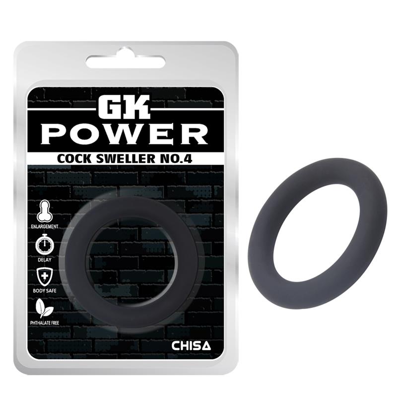 CHISA - ANILLO PARA EL PENE SWELLER NO.4 SILICONA 4,5 CM