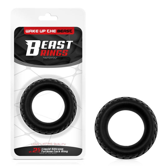 BEAST RINGS - ANILLO PARA EL PENE TURBINE SILICONA LÍQUIDA 25 MM