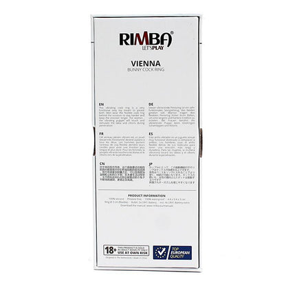 RIMBA TOYS - ANILLO PARA EL PENE VIENNA NEGRO