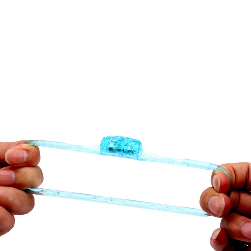 CHISA - ANILLO PARA EL PENE Y VIBRACION 1.8 CM AZUL