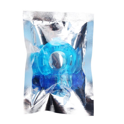 CHISA - ANILLO PARA EL PENE Y VIBRACION 1.8 CM AZUL