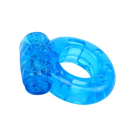 CHISA - ANILLO PARA EL PENE Y VIBRACION 1.8 CM AZUL