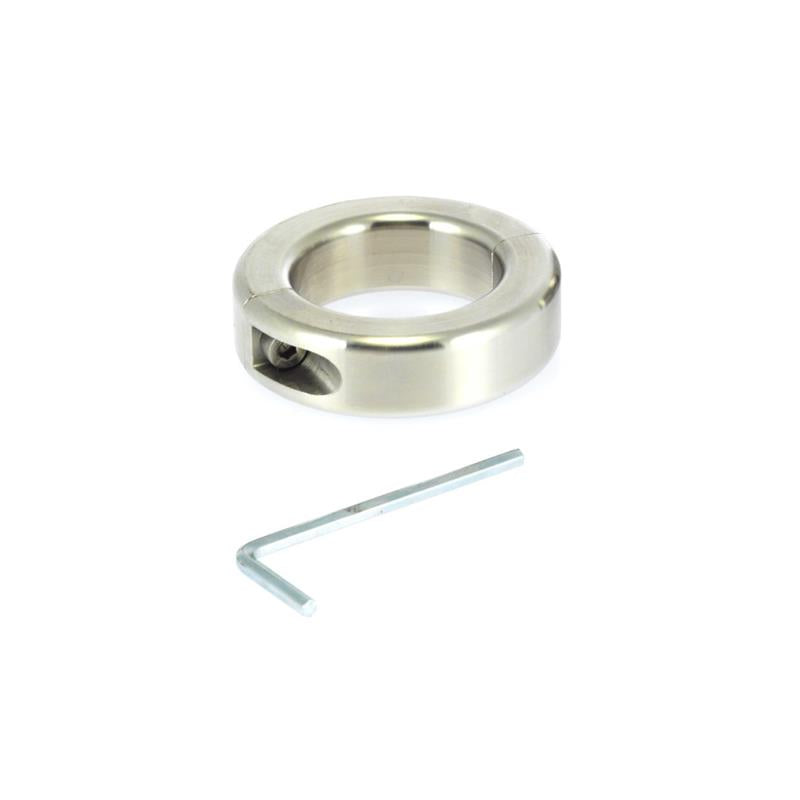 BONDAGE PLAY - ANILLO PARA LOS TESTÍCULOS DE ACERO INOXIDABLE