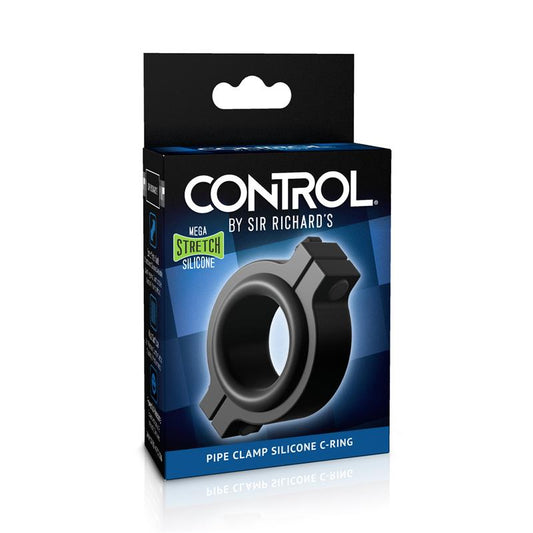 SIR RICHARDS - ANILLO PENE O TESTICULOS CONTROL PIPE-CLAMP SILICONA