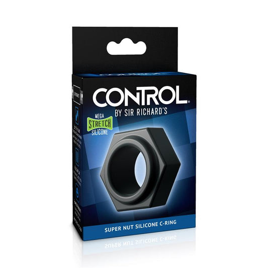 SIR RICHARDS - ANILLO PENE O TESTÍCULOS CONTROL SUPER NUT SILICONA