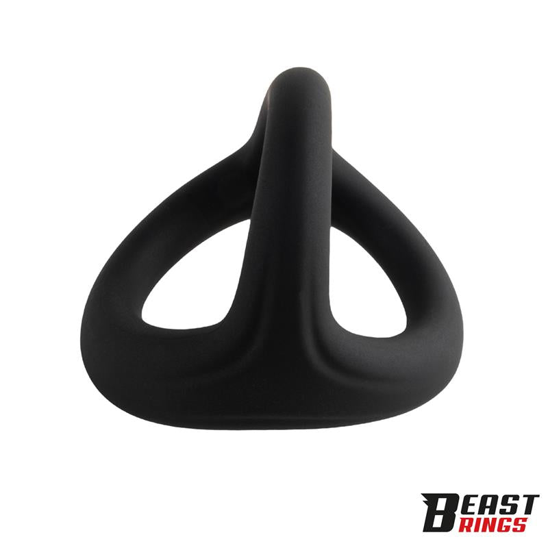 BEAST RINGS - ANILLO TRIPLE SILICONA SOLIDA 44/38/35MM TALLA M