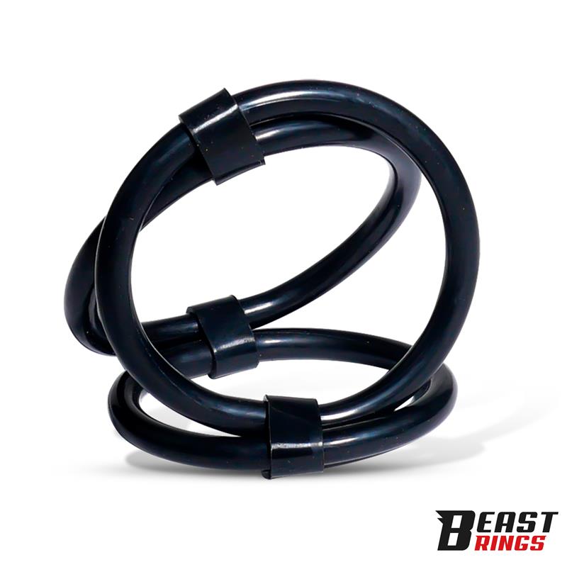 BEAST RINGS - ANILLO TRIPLE SILICONA