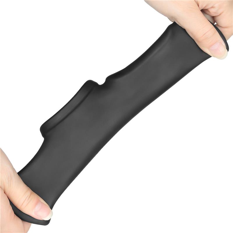 LOVETOY - ANILLO VIBADOR PARA PENE Y ESCROTO SILK KNIGHTS