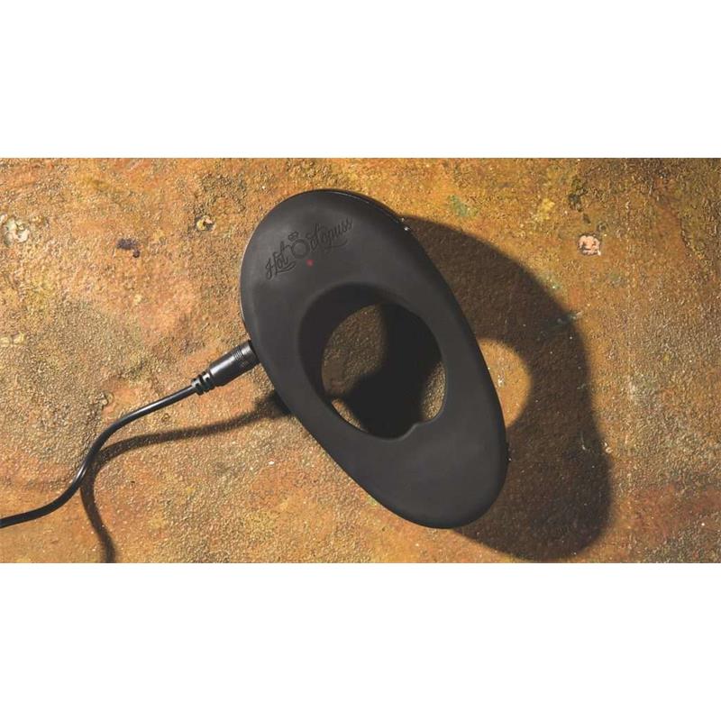 HOT OCTOPUSS - ANILLO VIBRADOR ATOM PLUS ESTIMULACIÓN PERIANAL NEGRO
