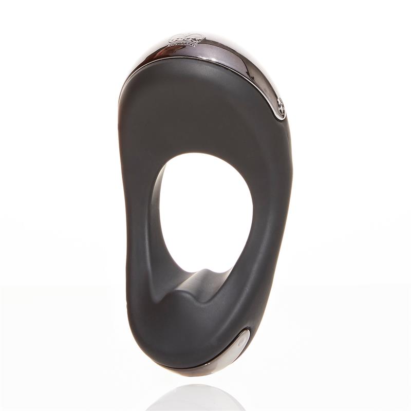 HOT OCTOPUSS - ANILLO VIBRADOR ATOM PLUS ESTIMULACIÓN PERIANAL NEGRO