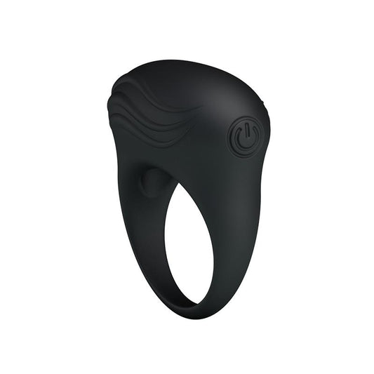 PRETTYLOVE - ANILLO VIBRADOR BERTRAM COLOR NEGRO