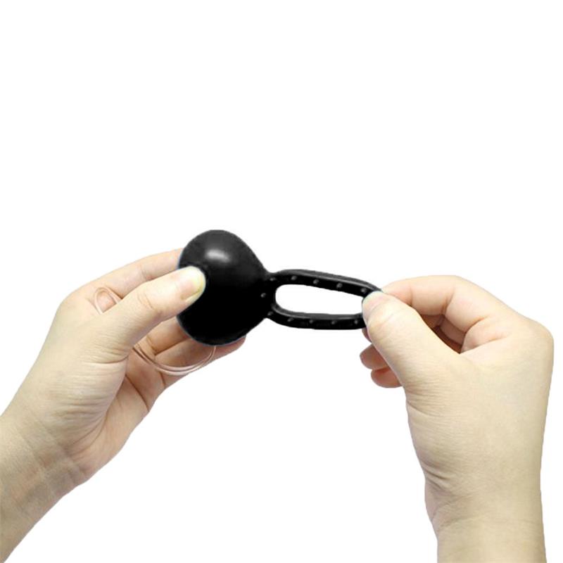 MOOVE - ANILLO VIBRADOR CON CONTROL REMOTO NEGRO