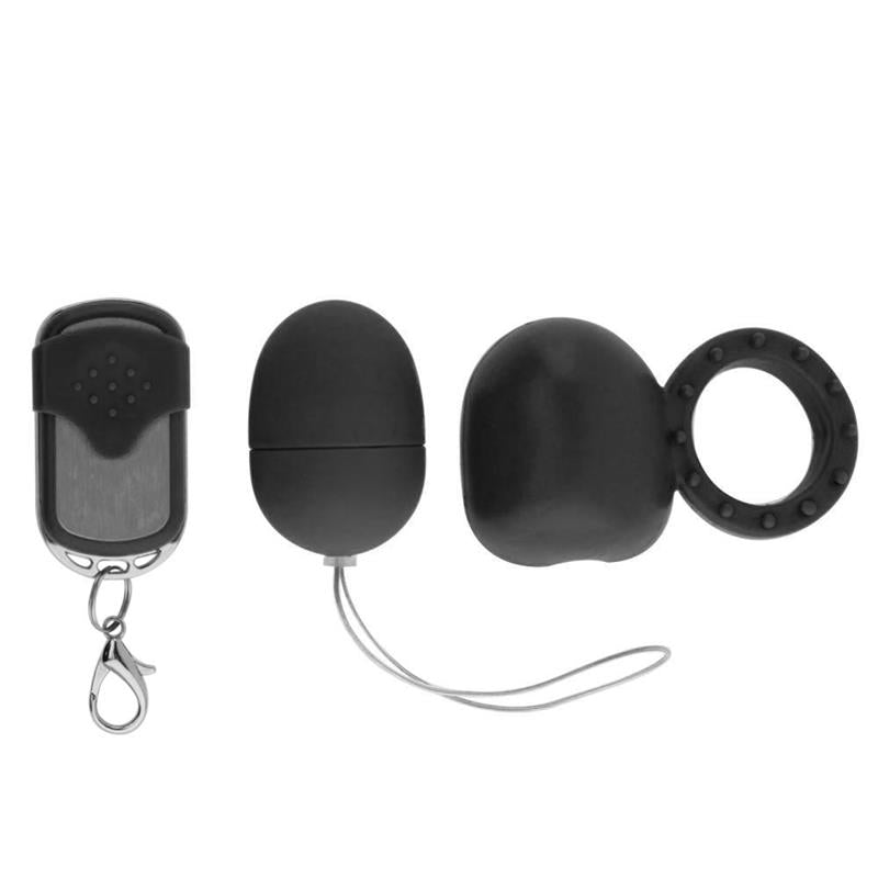 MOOVE - ANILLO VIBRADOR CON CONTROL REMOTO NEGRO