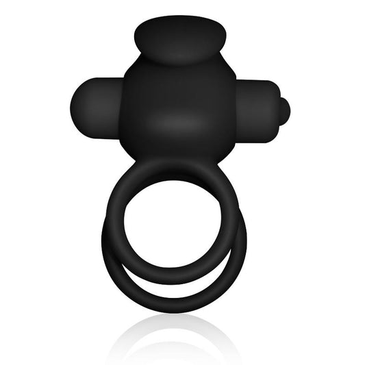 LOVETOY - ANILLO VIBRADOR DOBLE POWER CLIT DUO NEGRO