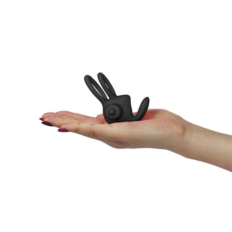 LOVETOY - ANILLO VIBRADOR DOBLE POWER CLIT DUO NEGRO