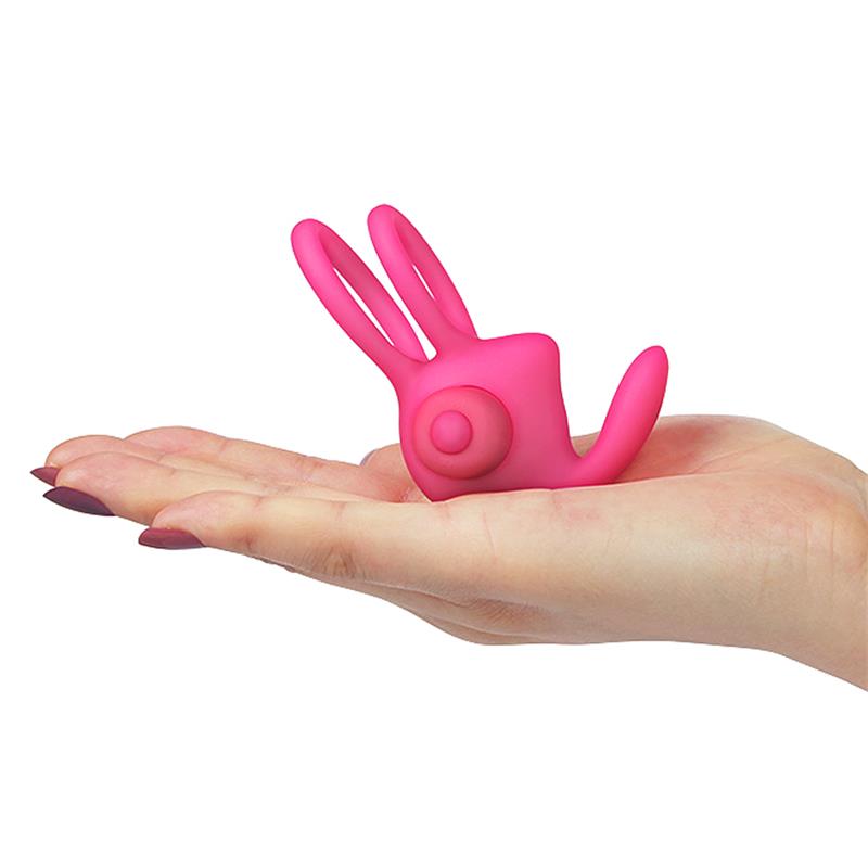 LOVETOY - ANILLO VIBRADOR DOBLE POWER CLIT DUO ROSA