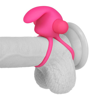 LOVETOY - ANILLO VIBRADOR DOBLE POWER CLIT DUO ROSA