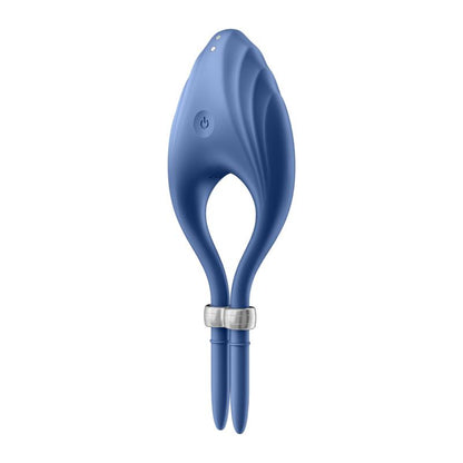 SATISFYER - ANILLO VIBRADOR DUELIST AZUL