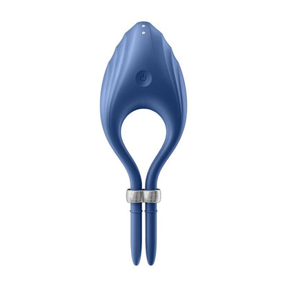 SATISFYER - ANILLO VIBRADOR DUELIST AZUL