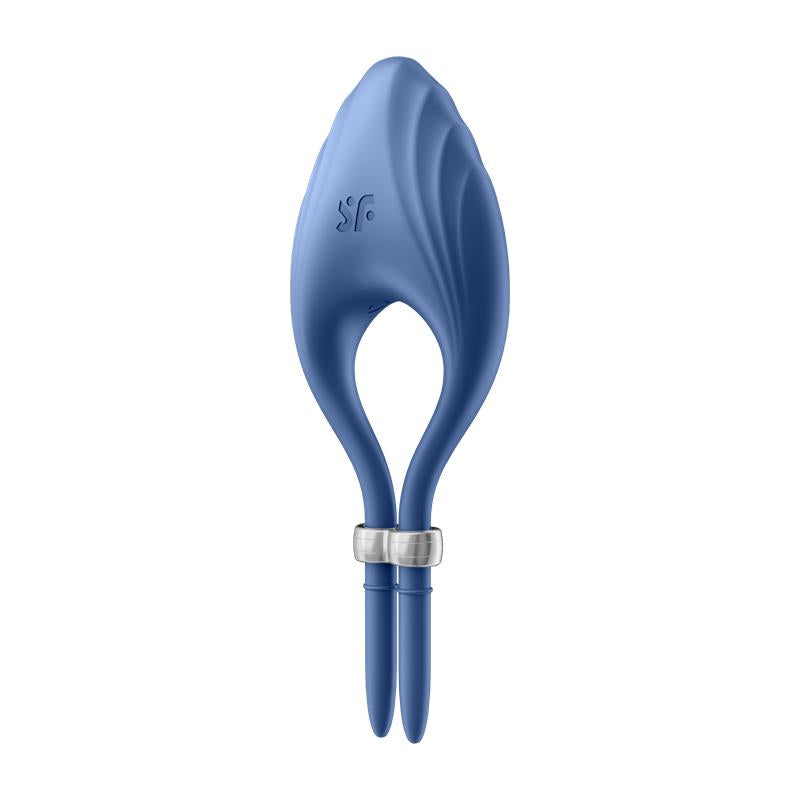 SATISFYER - ANILLO VIBRADOR DUELIST AZUL
