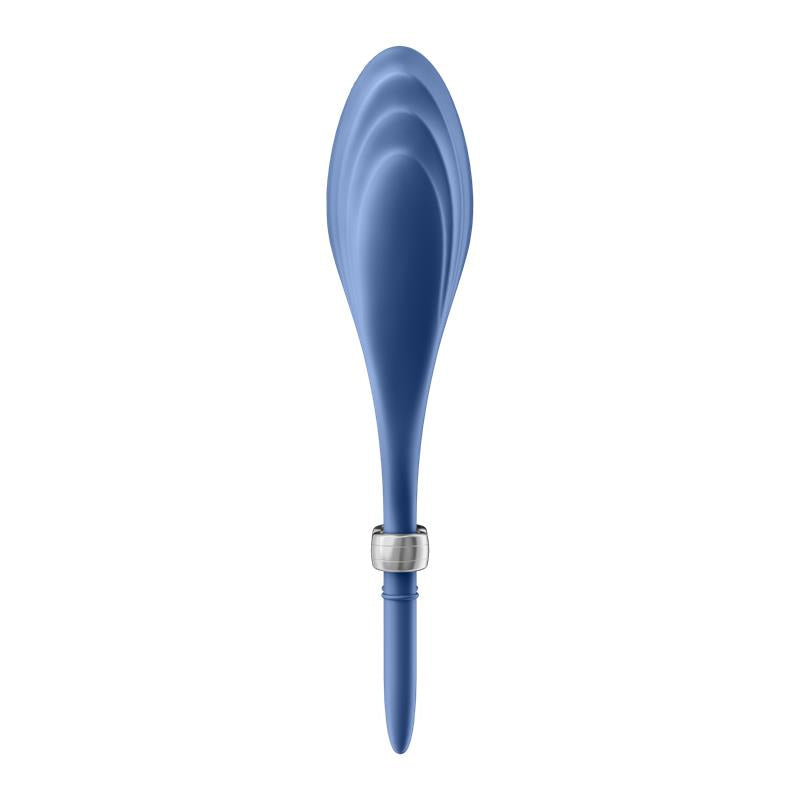 SATISFYER - ANILLO VIBRADOR DUELIST AZUL