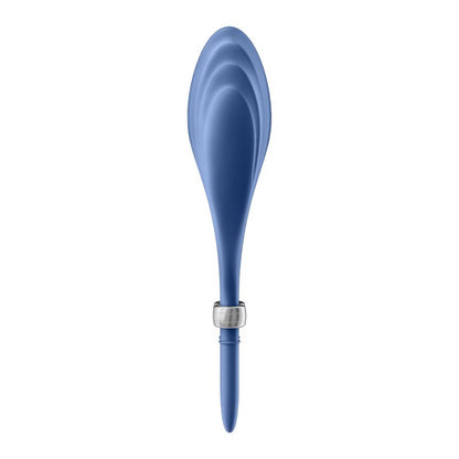 SATISFYER - ANILLO VIBRADOR DUELIST AZUL