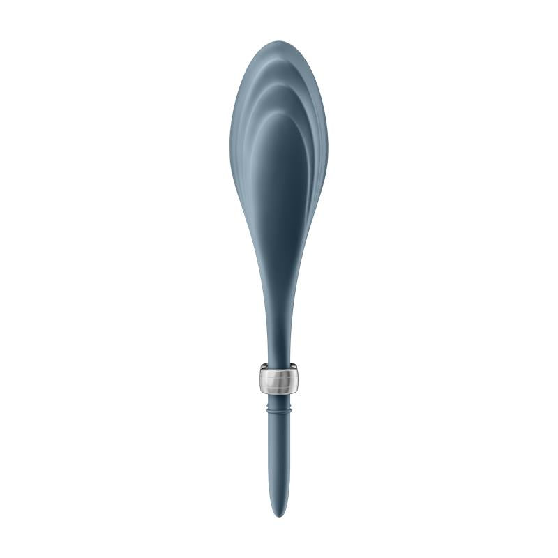 SATISFYER - ANILLO VIBRADOR DUELIST DARK BLUE